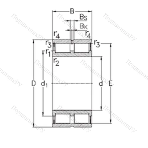 Подшипник роликовый радиальный NNCL 4932-V