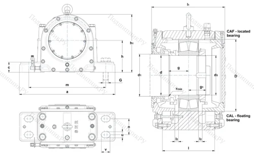 Подшипниковый корпус SNOE 224 CAL в Саратове