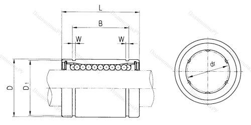 Подшипник LM 60 UU в Саратове