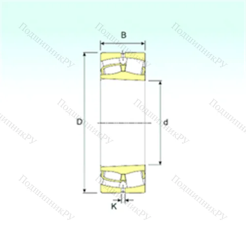 Подшипник роликовый радиальный самоцентрирующийся 23280 K от производителя  ISB Подшипник роликовый радиальный самоцентрирующийся 23280 K от производителя  ISB