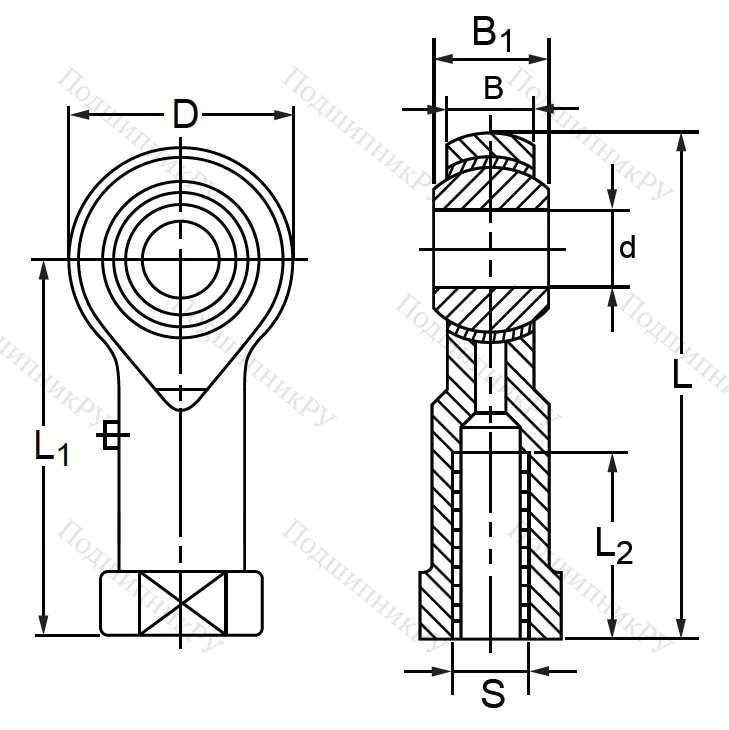 Шарнирная головка PHS 6 L в Саратове