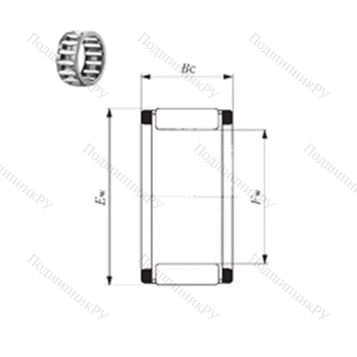 Подшипник игольчатый радиальный