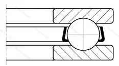 Подшипник 51101E размер 12x26x9