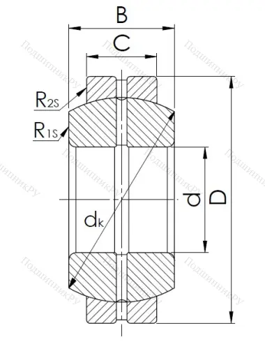 Шарнирный подшипник GE 45 ES в Саратове
