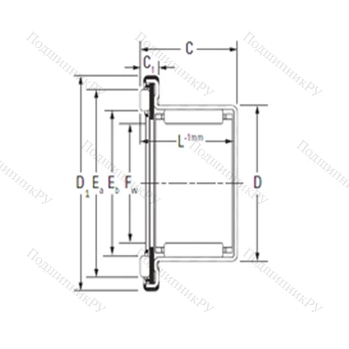 Подшипник комбинированный RAXF 740