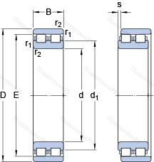 Подшипник NN 3008 TN/SP