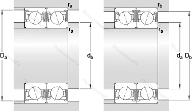 Подшипник S 7020 ACDTP/HCP 4B