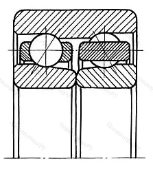 Модификация подшипника 5-3086304Ю2 размер 20x52x22,2 ГПЗ-31 от производителя  ГПЗ-31