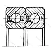 Модификация подшипника 5-446307Л размер 35x80x42 от производителя  ГПЗ-3