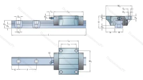 Каретка LLTHC 15 A T 1 P 5 в Саратове