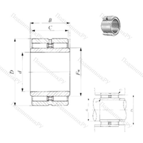 Подшипник игольчатый радиальный
