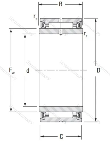Игольчатый подшипник NA 4903 2RS в Саратове
