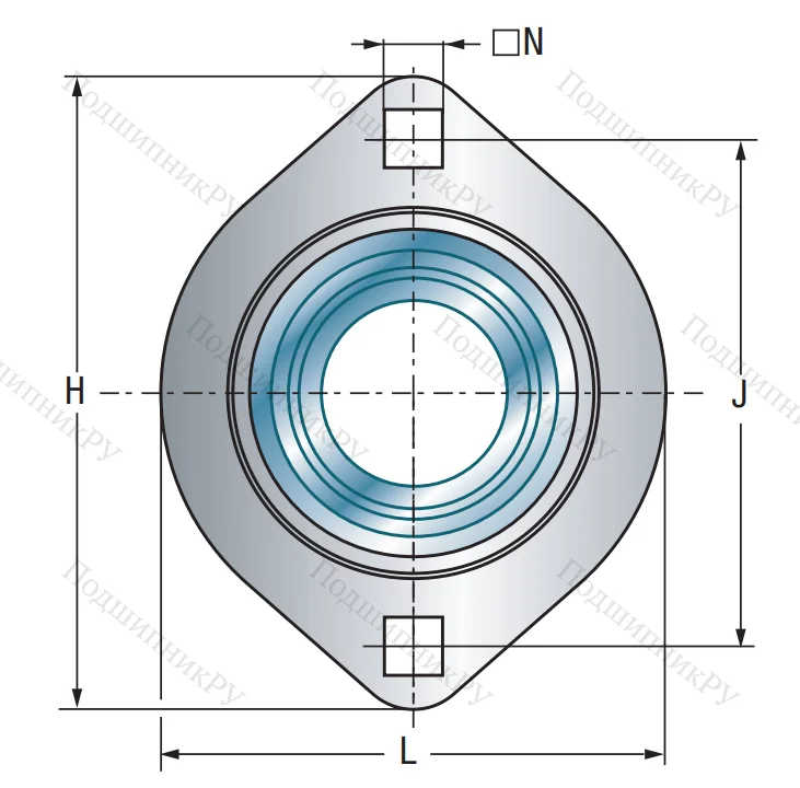 Подшипниковый корпус  PFL 208 в Саратове