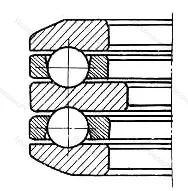 Модификация подшипника 58712 размер 50/60x82x32