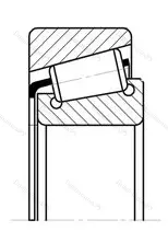 Модификация подшипника 7611 размер 55x120x45,5 ГПЗ-900