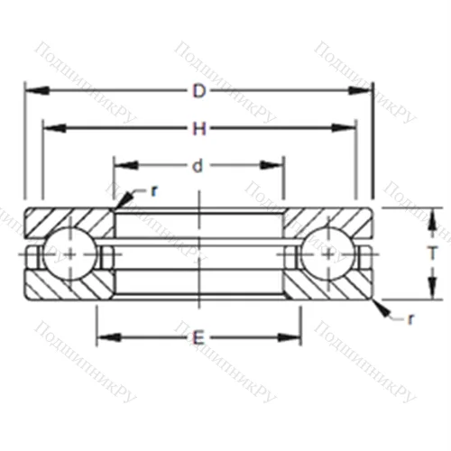 Подшипник шариковый упорный