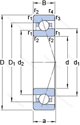 Подшипник 7019 ACE/P 4A