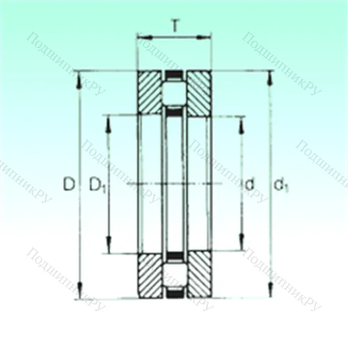 Подшипник роликовый упорный 81244-M от производителя  NBS