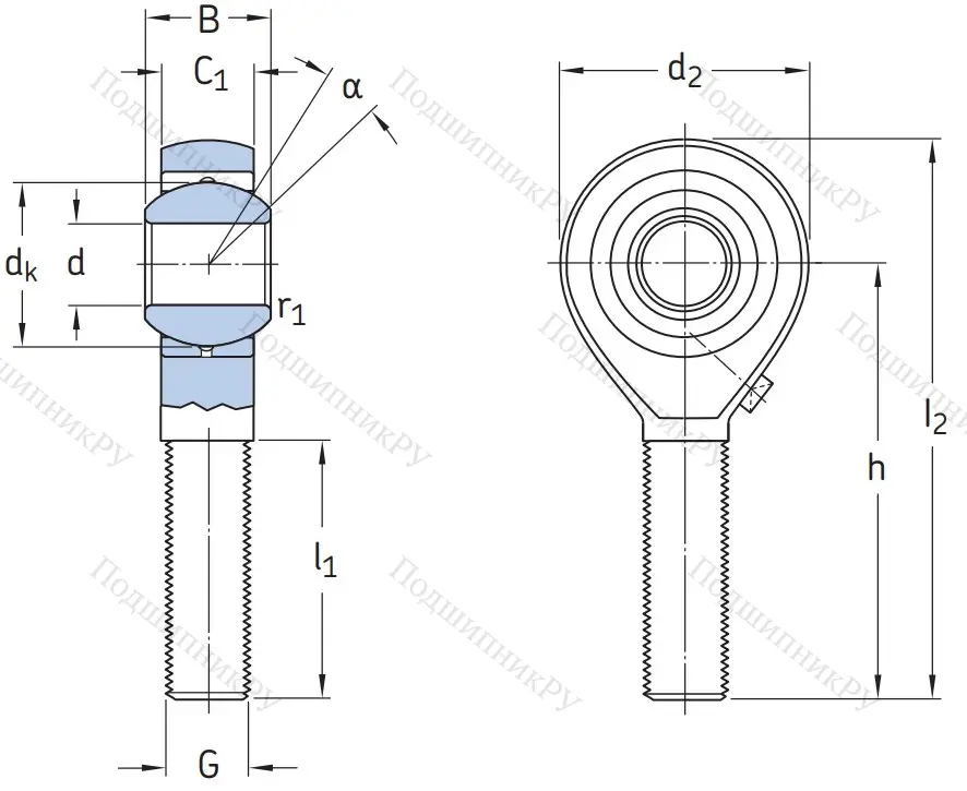 Шарнирная головка POS 8 L в Саратове