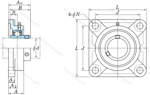 Подшипниковый узел UCF 210 J в Саратове