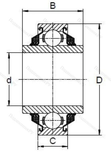 Радиальный шариковый подшипник W 211 PP 5 в Саратове