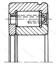 Модификация подшипника 692311К1М размер 55x120x29 от производителя  ГПЗ-10-ГПЗ