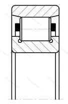 Подшипник  2436 (N 436) размер 180x440x95 от производителя  ГПЗ-5