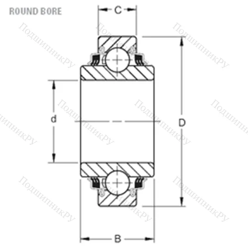Подшипник шариковый радиальный