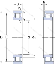 Подшипник N 1022 KTN 9/HC 5SP