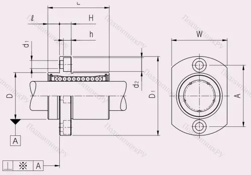 Подшипник LMH 6 UU в Саратове
