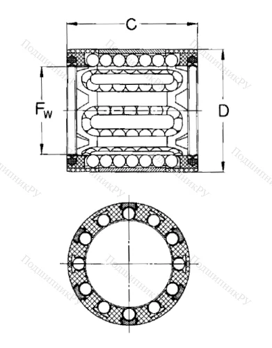 Подшипник LBBR 12-2LS в Саратове