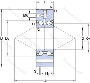 Подшипник BEAM 040100 C-2RSH