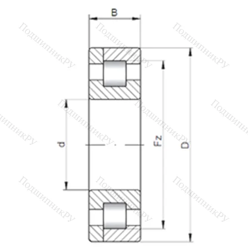Подшипник роликовый радиальный NP 29/850 от производителя  CX