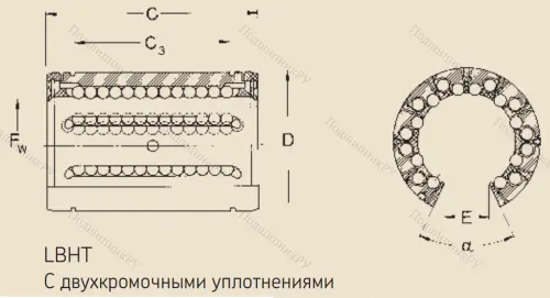 Подшипник LBHT 30 A 2LS в Саратове