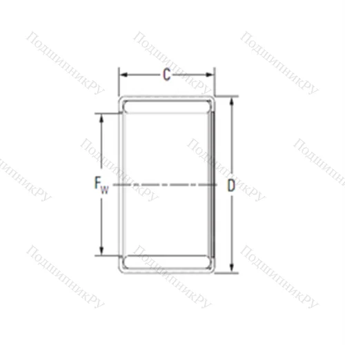 Подшипник игольчатый радиальный Y 228