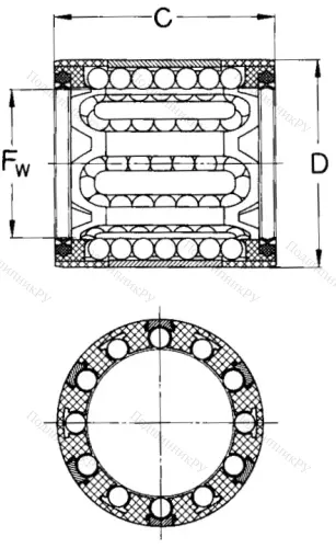 Подшипник LBBR 16-2LS/HV 6 в Саратове