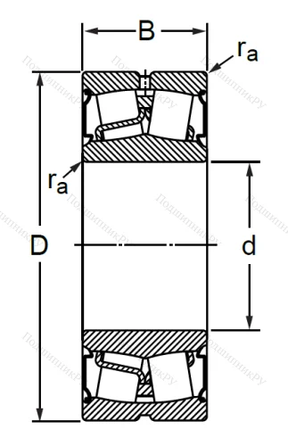 Сферический роликовый подшипник BS 2-2210 2CS (BS 2-2210 2CS) в Саратове