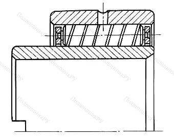 Модификация подшипника 15826К размер 130x230x110/160 от производителя  ГПЗ-9