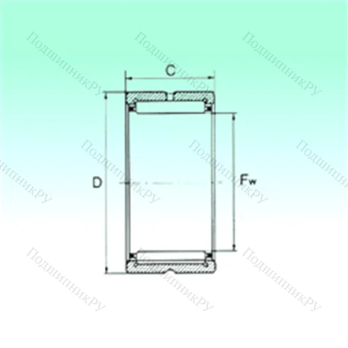 Подшипник игольчатый радиальный NK 12/12