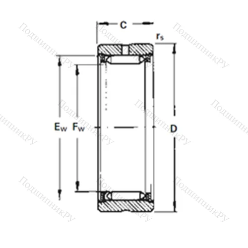 Подшипник игольчатый радиальный RNA 1005