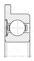 Модификация подшипника 5-2860154ЮТ размер 1,5x4/5x1,7/0,5 ГПЗ-4 от производителя  ГПЗ-4