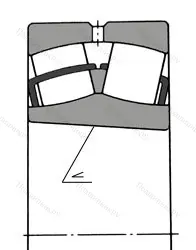 Подшипник  4153736 (24136K) размер 180x300x118 от производителя  ГОСТ