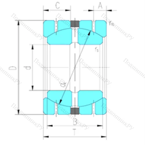 Подшипник скольжения сферический GEGZ 57HS/K от производителя  LS
