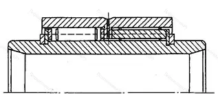 Модификация подшипника 30-714738К размер 190x240x100/124 от производителя  ГПЗ-24 Модификация подшипника 30-714738К размер 190x240x100/124 от производителя  ГПЗ-24