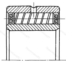 Модификация подшипника 5744 размер 220x380x175 от производителя  ГПЗ-1