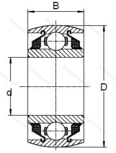 Радиальный шариковый подшипник W 211 PPB 3 в Саратове