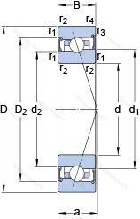 Подшипник S 7017 CB/HCP 4A в Саратове