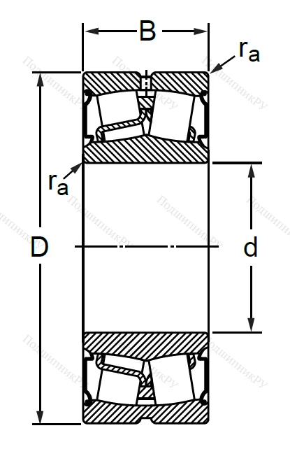 Сферический роликовый подшипник BS 2-2205 2CS в Саратове