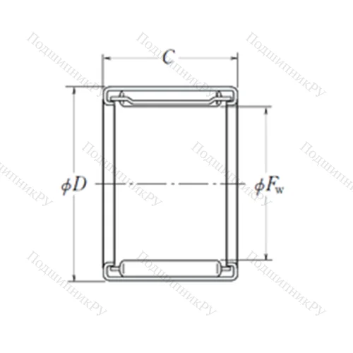 Подшипник игольчатый радиальный