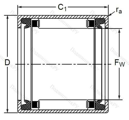 Подшипник HK 4016 2RS в Саратове